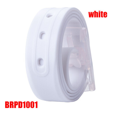 

New Design Leisure Silicone Belt Candy Colors Pin Buckle Belt