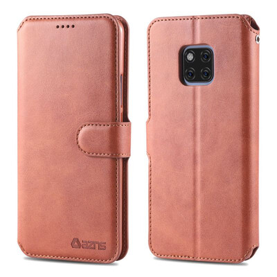 

MOONCASE Huawei Mate 20 Pro Dallas Series Leather Case - Brown