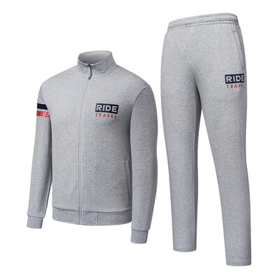 

Jordan mens clothing life sports knit suit long-sleeved sweater trousers XWW3382549 gray flower gray M