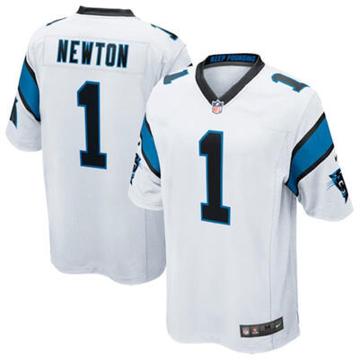 

Mens Football Jersey Carolina Panthers Cam Newton White White Game Jersey