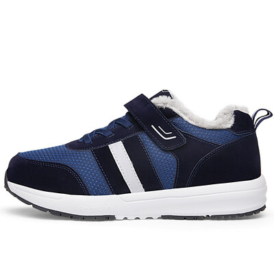 

2018 comfortable middle-aged walking shoes soft bottom plus velvet sports shoes lightweight&comfortable not grinding feet walk