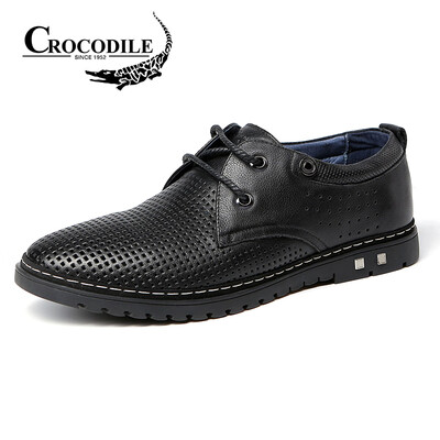 

Crocodile shirt CROCODILE breathable&comfortable tie business casual mens leather shoes black 39