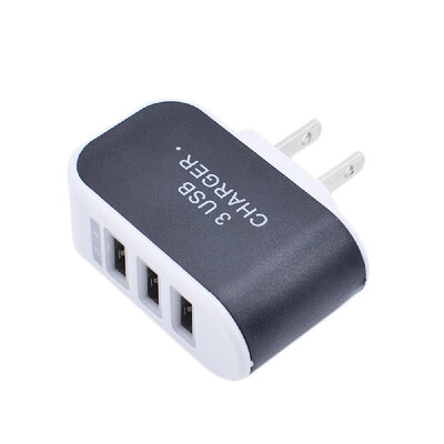 

Universal 3 Ports USB Wall Charger Home Travel AC Charger Adapter EU-Plug for Tablets Smartphones