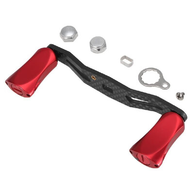 

Lixada Fishing Reel Parts Accessory Carbon Fiber Rocking Handle Aluminum Alloy Handle Grip Ends for Baitcasting Reel Fishing Acces