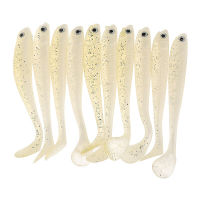 

A FISH LURE Soft Fishing Lures T Tail Simulation Baits 10pcs