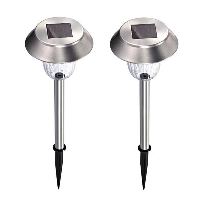 

10 Pack Solar Garden Lights Outdoor Stainless Steel White LED Pathway Lamp Garden Decoration Landscape Lighting for Patio Lawn Y