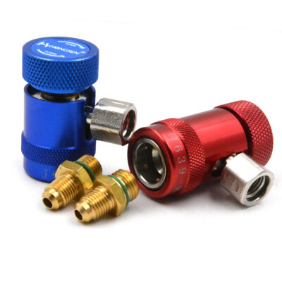 

1Pair r134a High & Low Pressure Automotive Air Conditioning Quick Coupler Connector Adapters