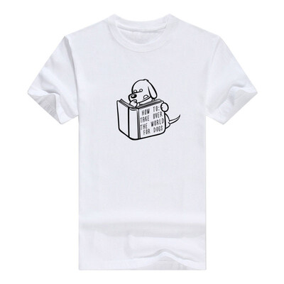 

Funny Gift Idea How To Take Over The World For Dogs Mens t-Shirt