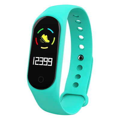 

M3S Smart Bracelet Fitness Color Screen IP67 Waterproof Heart Rate Monitor Blood Pressure Sport Band Watch for Men&Women