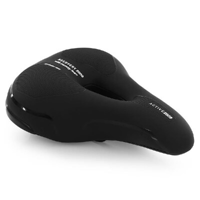 

MTB Mountain Bike Bicycle Big Bum Seat Saddle Memory Foam Antiskid Cushion with Elastomer Suspension