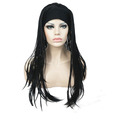 

StrongBeauty Long Braided Box Braids Wig Full Coverage Synthetic Wigs COLOUR CHOICES