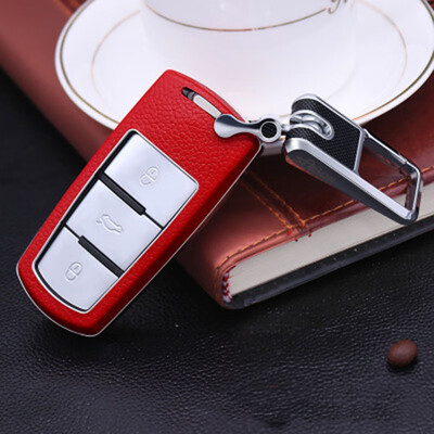 

Car Accessories For Volkswagen Magotan B6 Magotan B7 CC R36 Car Key Case Keychain Top Layer Leather Car Key Cover Shell