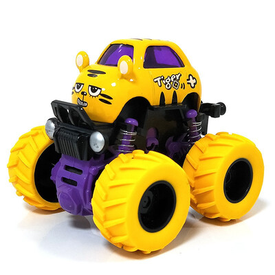 

Hot Sale Car Toy Cartoon Graffiti Car Model of Bigfoot Alloy Vehicle with Return Inertia for Children Gift