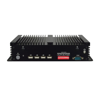 

15 inch embedded fanless mini industrial pc 12v all in one pc with Linux