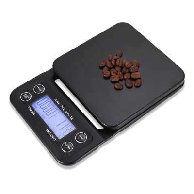 

Digital Kitchen Food Coffee Weighing Scale Timer with Back-lit LCD Display