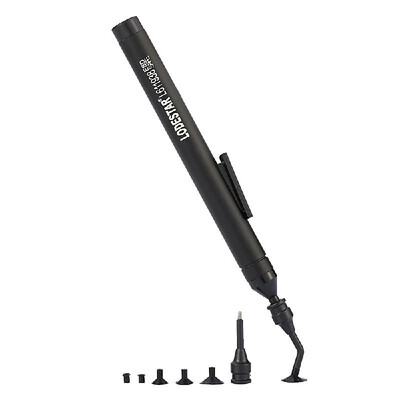 

Manual Vacuum Suction Pen Soldering Sucking Pickup Tool 6 Suckers 2 Suction Tips for IC SMD