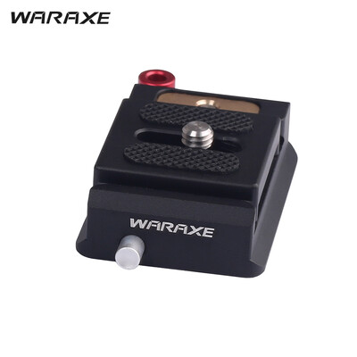 

WARAXE AX-KZ1633-000 Aluminum Alloy Quick Release Plate Assembly with 14 & 38 Inch Screw Holes Compatible for Arca Swiss Standar