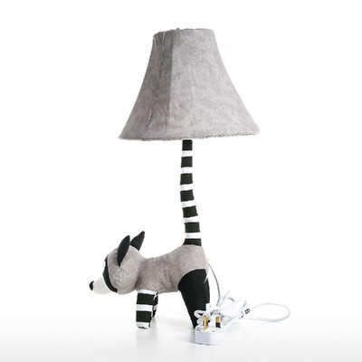 

Grey Raccoon Table Lamp