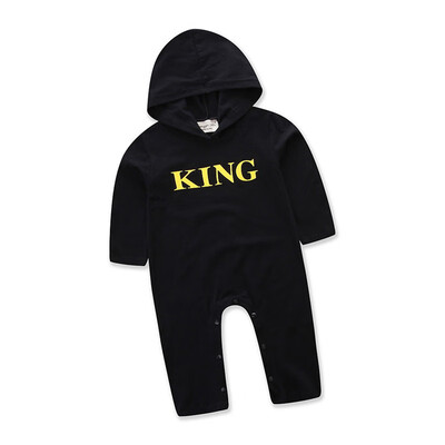 

Toddler Newborn Infant Baby Boys Girls Kids King Romper Jumpsuit Bodysuit Clothes Outfits