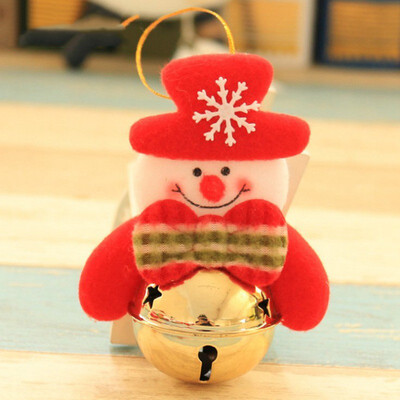 

FUNNYBUNNY 2PCS Christmas Bells Old Man Snow Deer Christmas Day Decor Christmas Tree Decorations Christmas Day Gift Ornaments