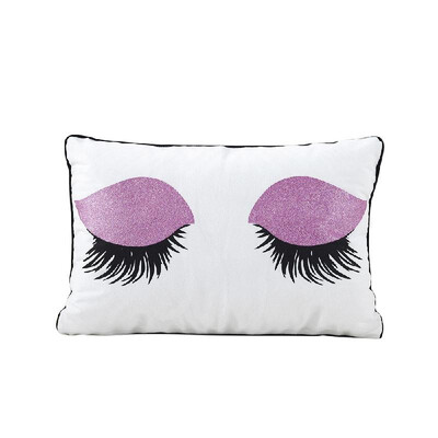 

Lumbar Pillowcase Soft Sofa Cushion Cover Throw Pillow Case Home Sofa Bed Car Decorative Cushion Case