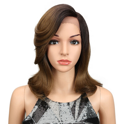 

Noble Straight Synthetic Hair Lace Front 134 L Part Bob Wigs 14" Wigs 2 Colors Ombre Hair Choice Cosplay Wigs