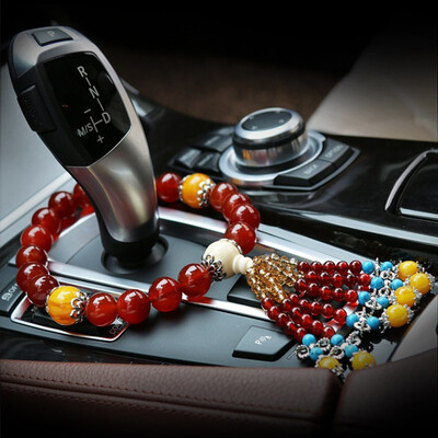 

Car jewelry car pendant Buddha beads gear beads inside the pendant dragon patterns stone agate beads pendant