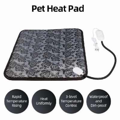 

Pet Heating Pad Pet Winter Warmer Mat Bed Blanket Waterproof Electric Bed Mat for Dogs Cats
