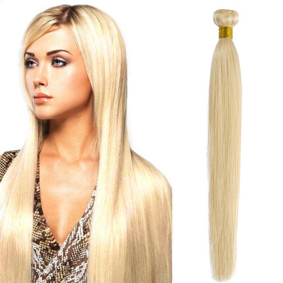 

13 Lengths&Brazilian Virgin Hair 3 Bundles Body Straight Bleach blonde Human Hair Many Purchase Combinations