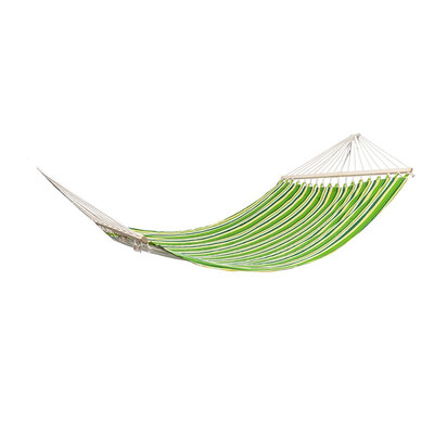 

Double Fabric Hammock With Pillow Spreader Bar Polyester UV Resistant