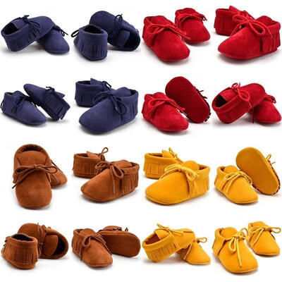 

HOT Infant Newborn Baby Girl Soft Sole Boots Toddler Tassel Moccasin Crib Shoes