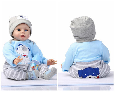 

Ktaxon Collection Reborn Baby Doll Realistic Baby Dolls 22" Vinyl Silicone Babies Doll Cute Boy for Ages 3 Gift