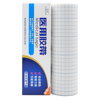 

Blue Luo medical tape spunlace non-woven tape blank breathable navel stick foot paste plaster patch can cut color 20cm10M 1 volume