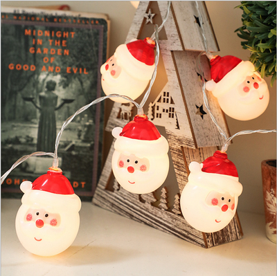 

LED lights string Christmas lights string snowman lights battery lights bedroom bedroom shop decoration lights 1 meters 10