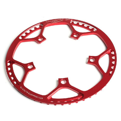 

Bike Bicycle Chainring Folding Bike Single Crank Ring Round Chain Ring BCD 130MM 5 Bolts Chainring 53T 45T