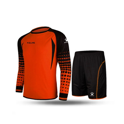 

KELME Mens Goalkeeper Long Sleeves Jersey & Shorts Suit