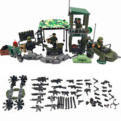 

World War Toy LegoINGlys Police Armed Forces SWAT Team City Assault Army Soldiers with Weapon Gun World War II