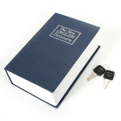 

Large Home Dictionary Book Secret Safe Storage Key Lock Box Cash