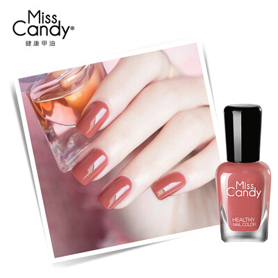 

Miss Candy Healthy Manicure Tasteless Long Lasting Tearable Nail Oil&Gas Bean Paste Color Long Street Bean Sand Red NA025
