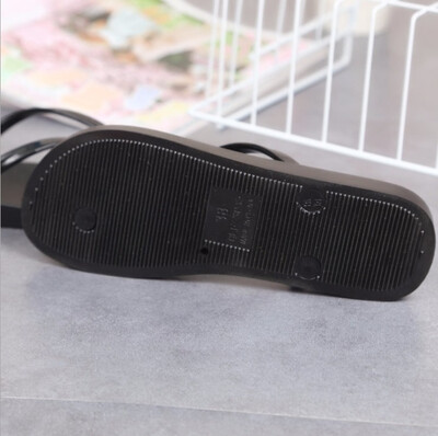 

New indoor shoes female summer couples slip flip-flops fashion minimalist out slippers men