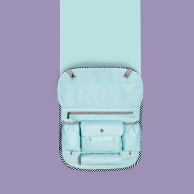 

2018 Multi-color Auto Car Seat Back Bag Cloth Multi-Pocket Storage Bag Organizer Holder Accessory Diaper bag