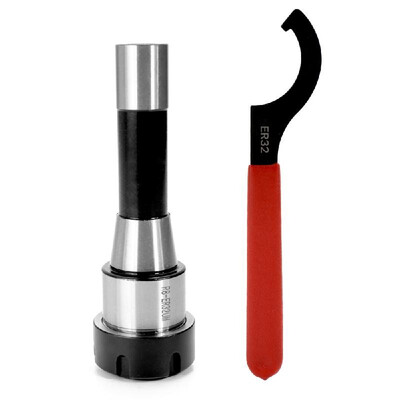 

Accuracy Metal Strong Clamping High Rigidity R8 ER32UM 716 Collet Chuck Holder CNC Milling Tool With Wrench