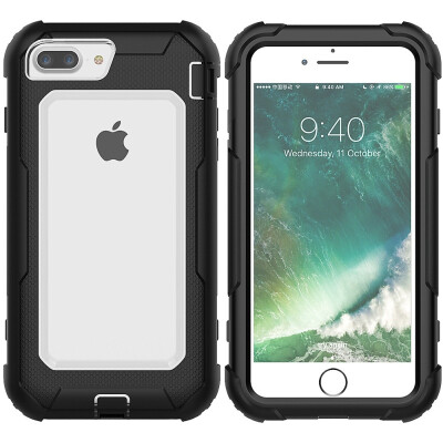 

MOONCASE Apple iPhone 6 Plus6s Plus Slider Griffin Phone Case Series - Black Transparent