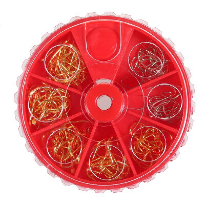 

73 PCS Fishing Hook Set Fishing Hook Kit Barbed Fishing Hook Swivel Safety Snap 5 6 Connector Solid Rings Fishing Hooks 2 4