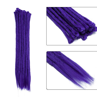 

Dreadlock Extension Ombre For Hip-Hop Synthetic Heat Resistant Crochet Braiding Hair Handmade Extension Twist Braiding For Women