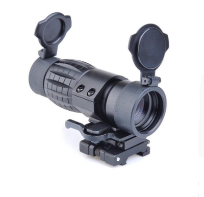 

Style 4X FXD Magnifier With Adjustable QD Mount Tactical Hunting Accessories Optics Rifle Scope