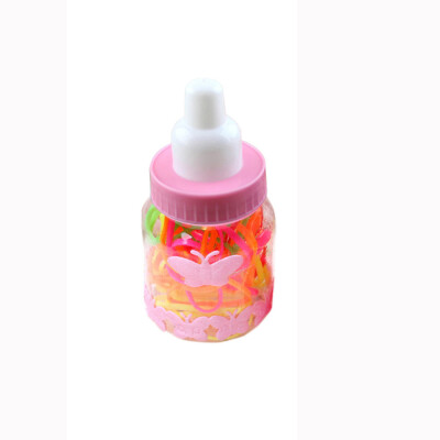 

〖Follure〗Disposable Rubber Bands Cute Little Milk Bottles With Colorful Headbands