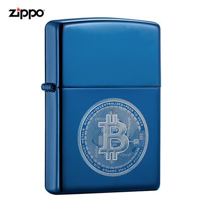 

Zippo Lighter Bitcoin Blue Ice - PVD Dip 3D Laser 20446-C-000048