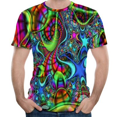 

2018 Summer Fashion Cartoon Print Men\s Short Sleeve T-shirt