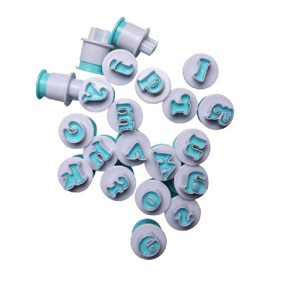 

2610pcs Uppercase & Lowercase Alphabet Numbers Cookie Biscuit Fondant Cutter Set Cupcake Baking Mold Cake Decoration Tool